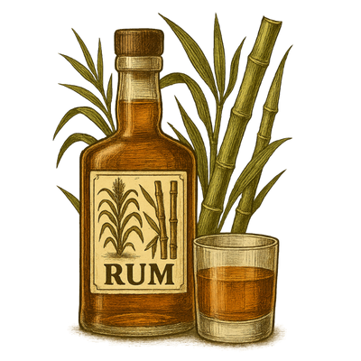 rhum et canne